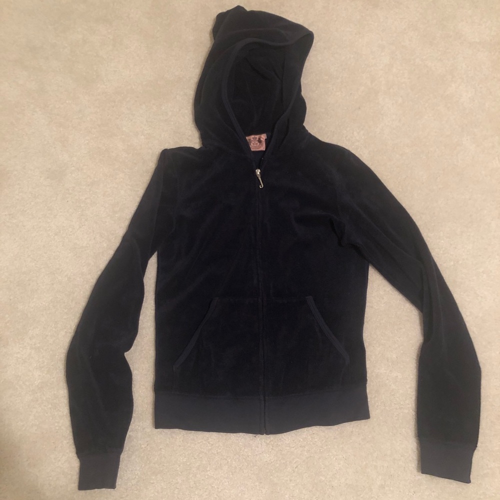 Juicy Couture Navy Terry Hoodie